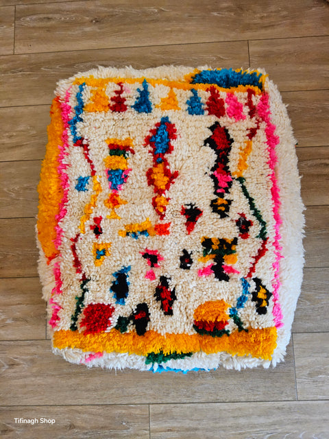 Pouf coloré Azilal