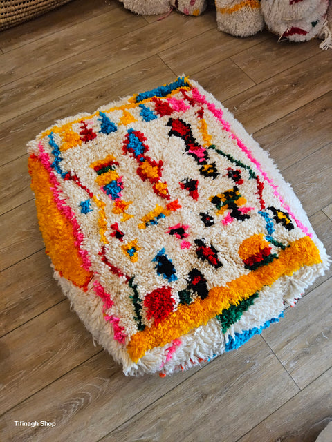 Pouf coloré Azilal
