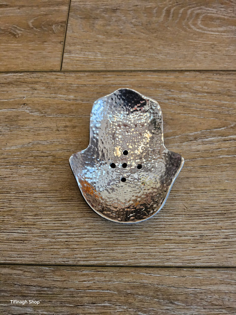 Lot de 2 porte-savons khamssa en Metal Martelés