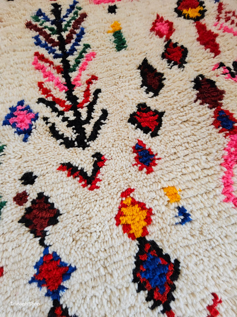 Tapis berbère coloré Azilal 1.14m x 0.84m