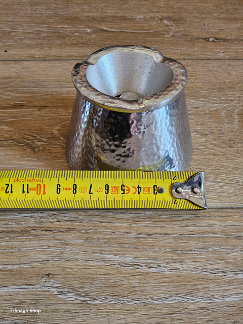 Cendriers pyramidals ronds en Metal Martelés