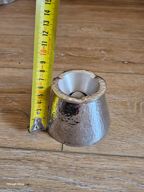 Cendriers pyramidals ronds en Metal Martelés