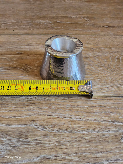 Cendriers pyramidals ronds en Metal Martelés