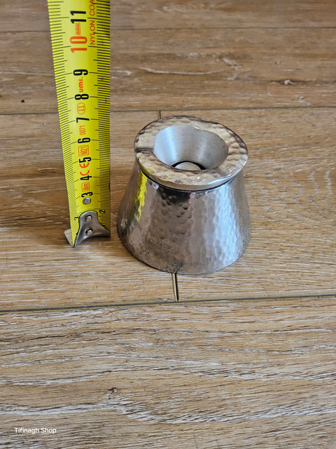 Cendriers pyramidals ronds en Metal Martelés