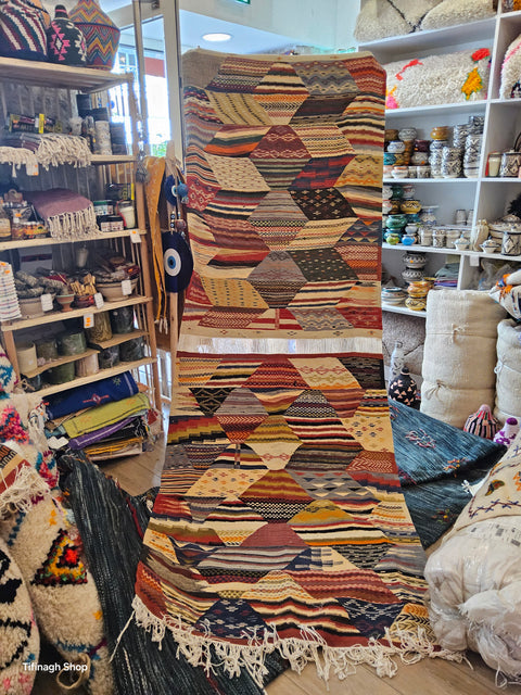 Tapis berbère - Kilim de Taznakht 1.50m x 1.10m