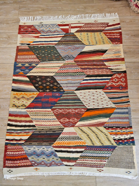 Tapis berbère - Kilim de Taznakht 1.50m x 1.10m