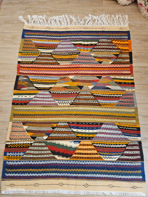Tapis berbère - Kilim de Taznakht 1.51m x 1.08m