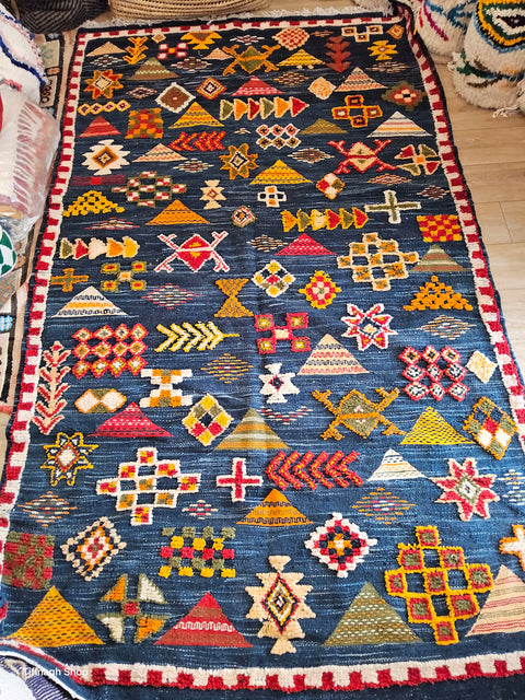 Tapis berbère - Kilim de Taznakht 2.66m x 1.55m