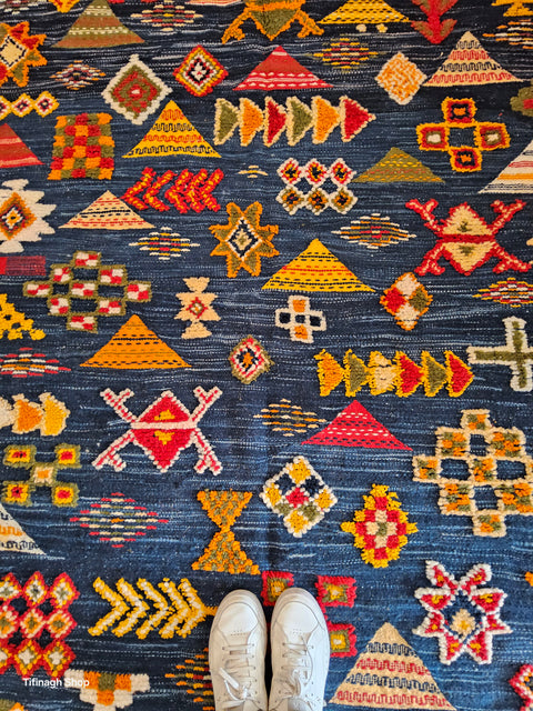 Tapis berbère - Kilim de Taznakht 2.66m x 1.55m