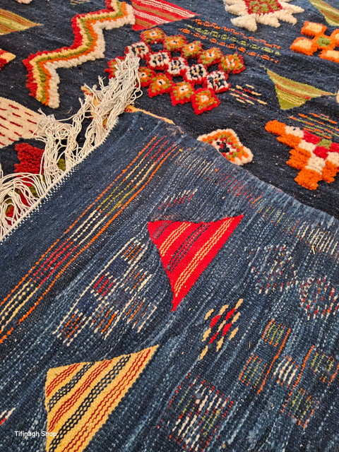 Tapis berbère - Kilim de Taznakht 2.64m x 1.44m