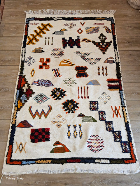 Tapis berbère - Kilim de Taznakht 1.61 m x 1,02 m