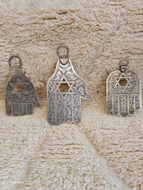 Main de Fatima Khamsa Judéo Berbère 3 tailles