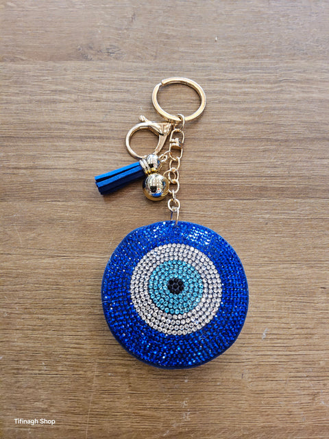 Bijou de Sac à Main en Cristal Œil turc nazar 🧿