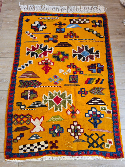 Tapis berbère - Kilim de Taznakht 1.54 m x 1.02 m