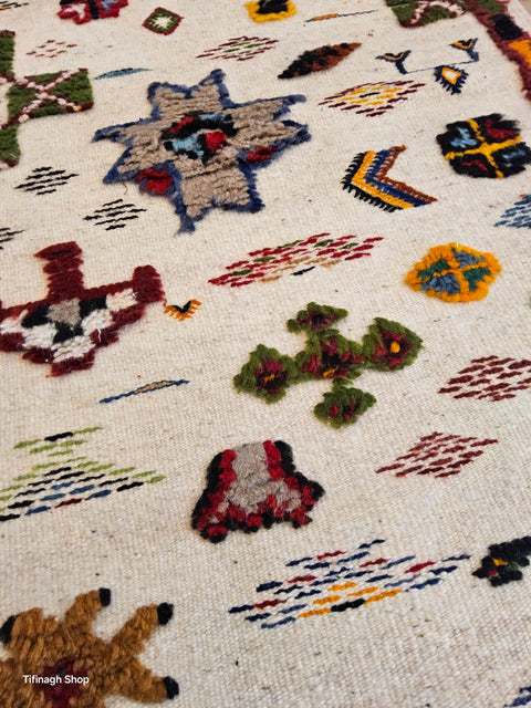 Tapis berbère - Kilim de Taznakht 1.45m x 0.64m