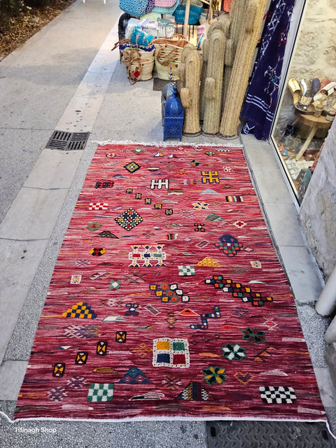 Tapis berbère - Kilim de Taznakht 2.65m x 1.52m