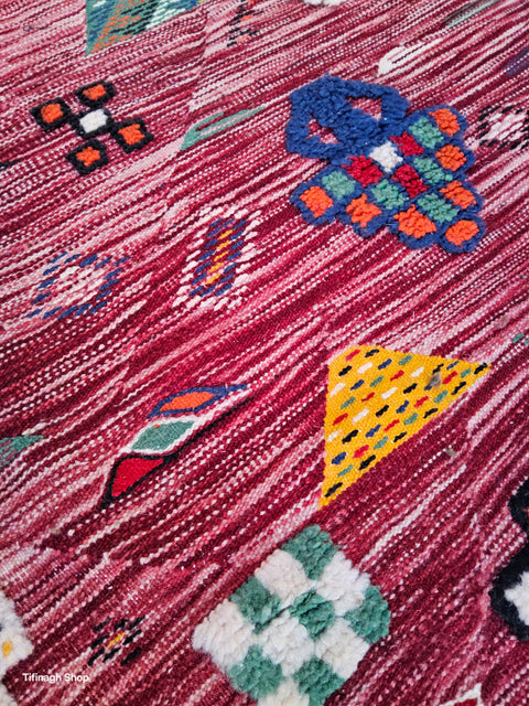 Tapis berbère - Kilim de Taznakht 2.65m x 1.52m