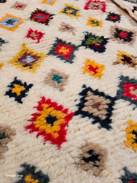 2 Tapis berbères colorés Azilal 1.09m x 0.65m