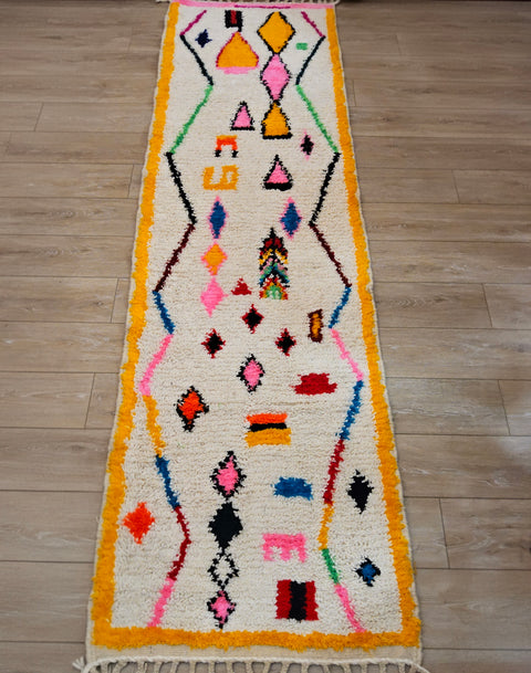 Tapis berbère - Azilal 2.78m x 0.81m