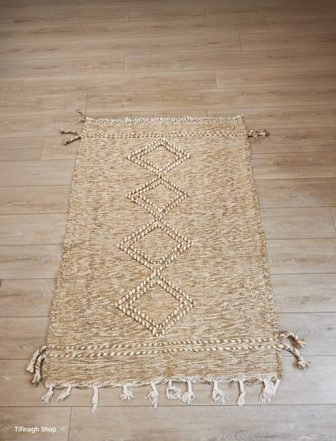 Tapis berbère - Kilim Zanafi 1.45 m x 1 m