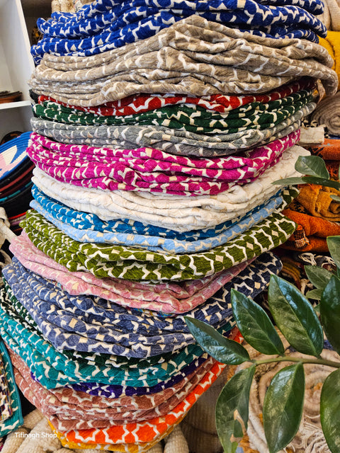 Sacs Zellije Velours Colorés ou Cabas Marrakech