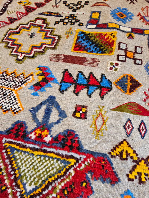 Tapis berbère - Kilim de Taznakht 1.62m x 0.80m