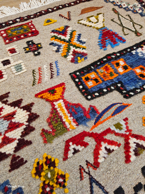 Tapis berbère - Kilim de Taznakht 1.62m x 0.80m