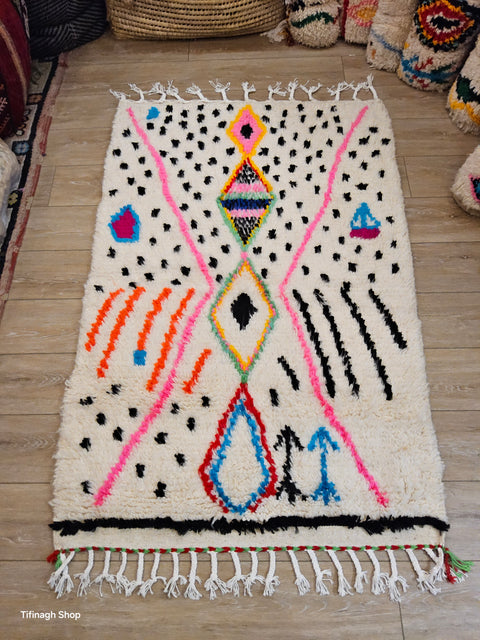 Tapis Berbère Azilal - 58x105cm - Anwa Origin Tapis Berbère Azilal - 58x105cm - Anwa Origin
