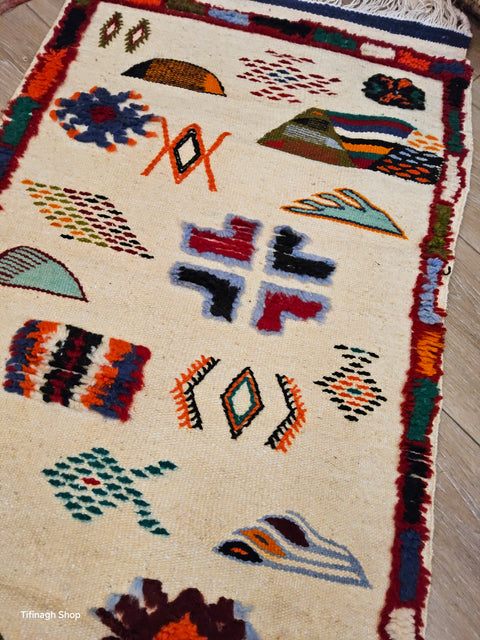 Tapis berbère - Kilim de Taznakht 2.60m x 0.60m