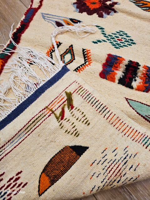 Tapis berbère - Kilim de Taznakht 2.60m x 0.60m