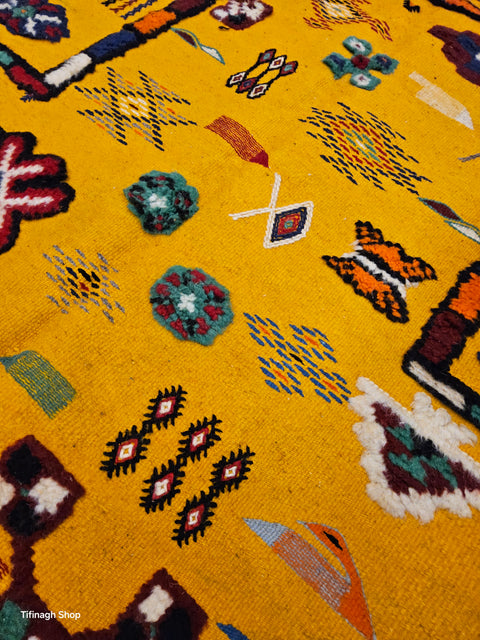 Tapis berbère - Kilim de Taznakht 2.66m x 1.61m