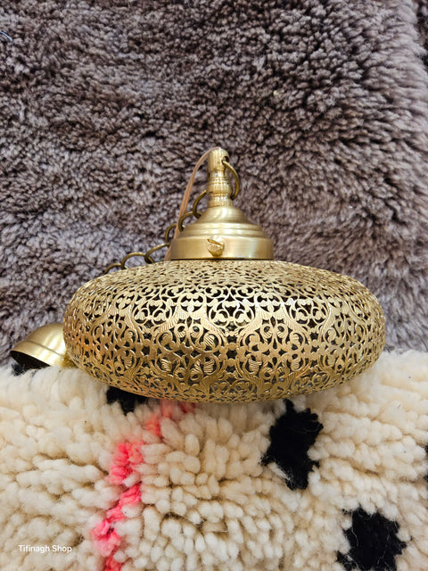 Lustre Marocain en Laiton