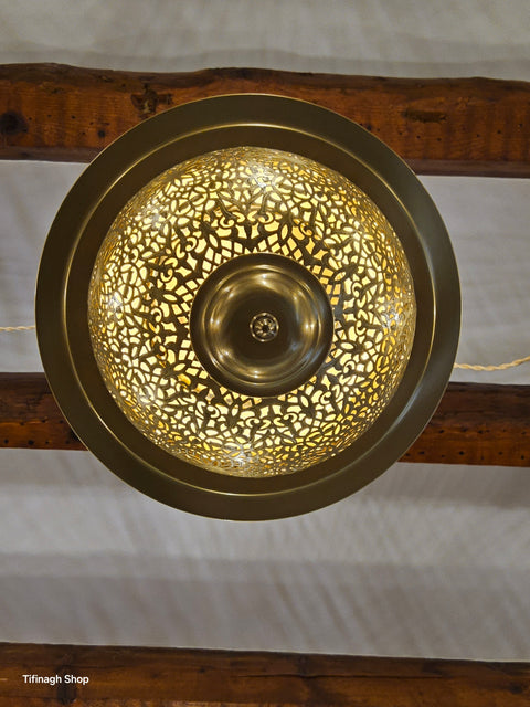 Lustre Marocain en Laiton 100cm x 40cm