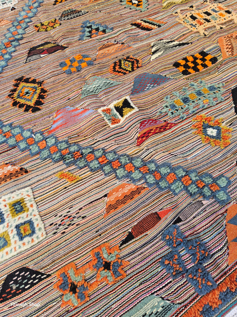 Berber carpet - Kilim of Taznakht 1.90mx 1.70m