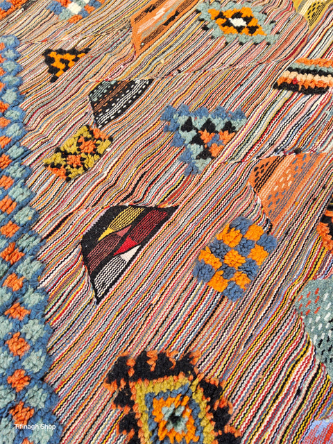 Berber carpet - Kilim of Taznakht 1.90mx 1.70m