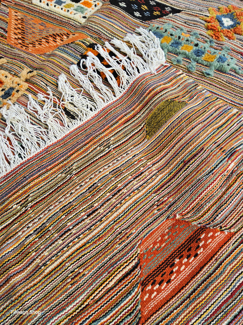 Berber carpet - Kilim of Taznakht 1.90mx 1.70m