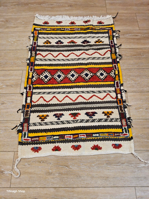 Tapis berbère - Kilim de Taznakht 1.04m x 0.65m