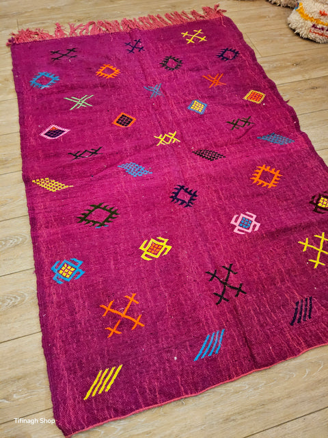 Tapis berbère - Kilim de Taznakht 1.45m x 1.01m