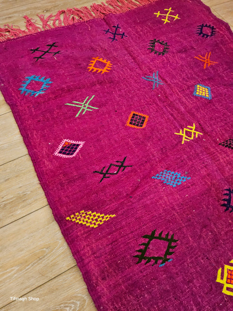 Tapis berbère - Kilim de Taznakht 1.45m x 1.01m