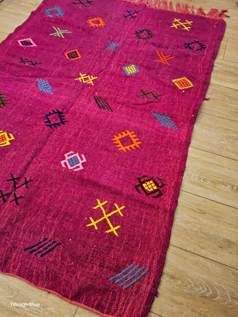 Tapis berbère - Kilim de Taznakht 1.45m x 1.01m