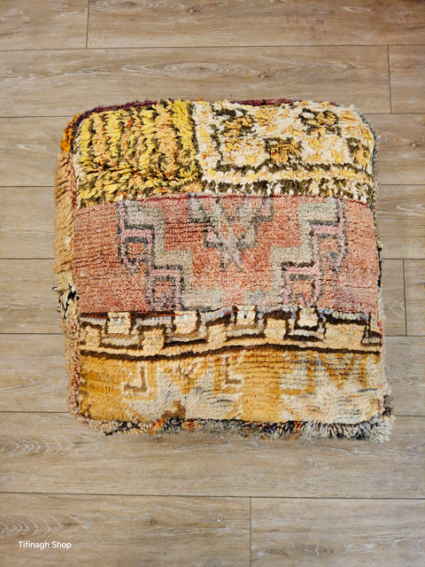Pouf vintage patchwork