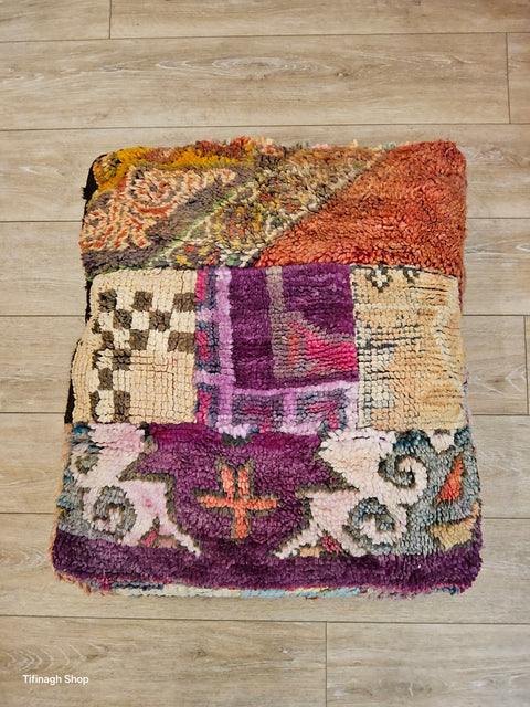 Pouf vintage patchwork