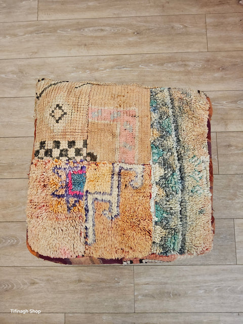 Pouf vintage patchwork