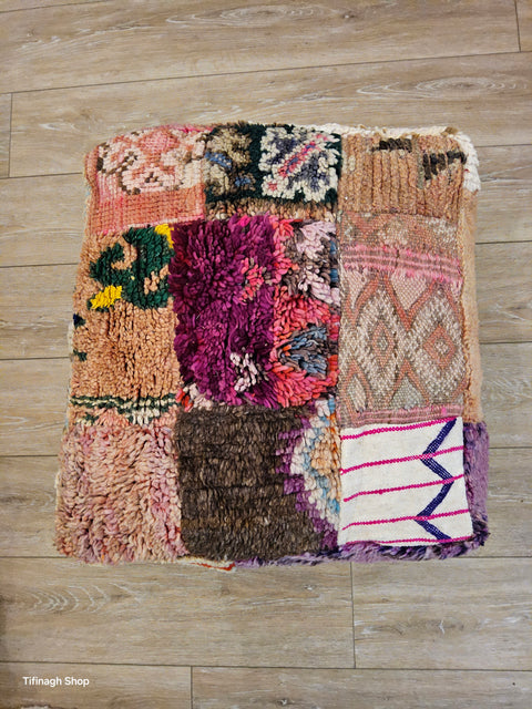 Pouf vintage patchwork