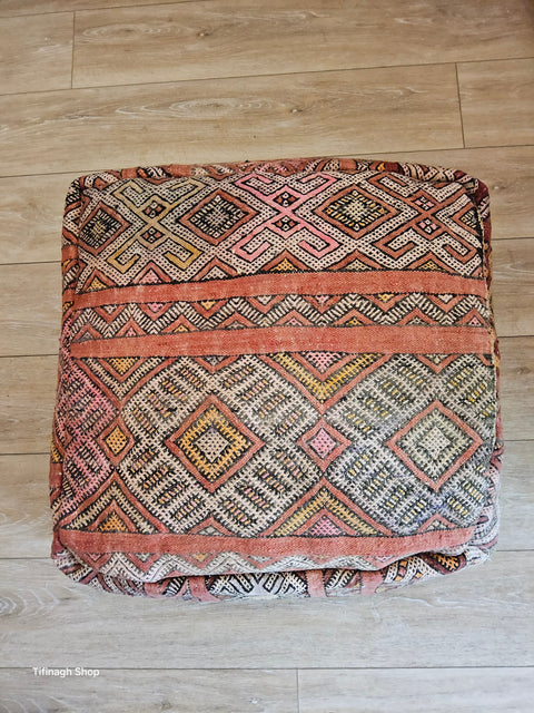 Pouf kilim vintage