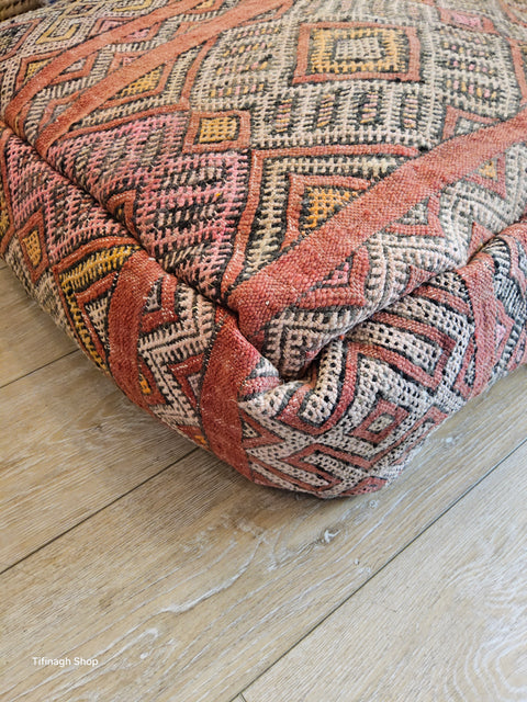 Pouf kilim vintage