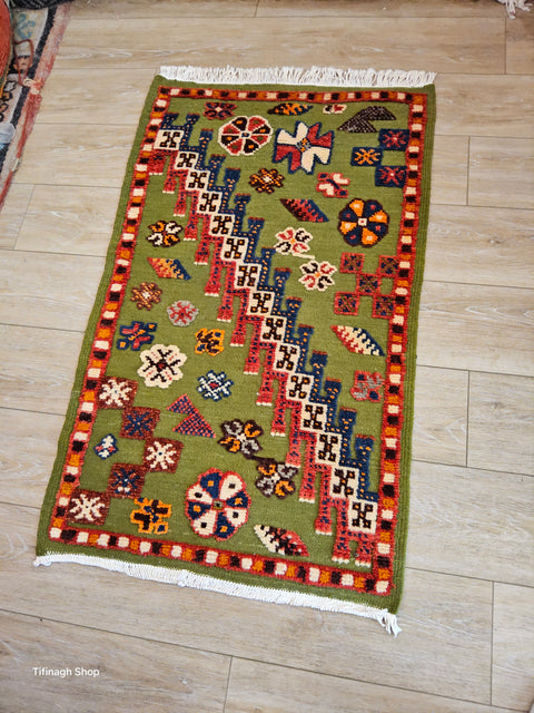Tapis berbère - Kilim Akhnif de Taznakht 1.12m x 0.68m
