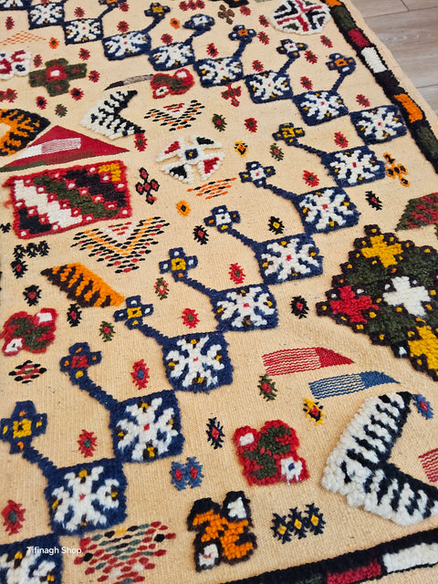 Tapis berbère - Kilim Akhnif de Taznakht 1.10m x 0.67m