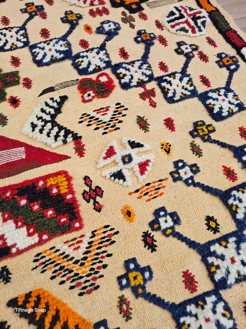 Tapis berbère - Kilim Akhnif de Taznakht 1.10m x 0.67m