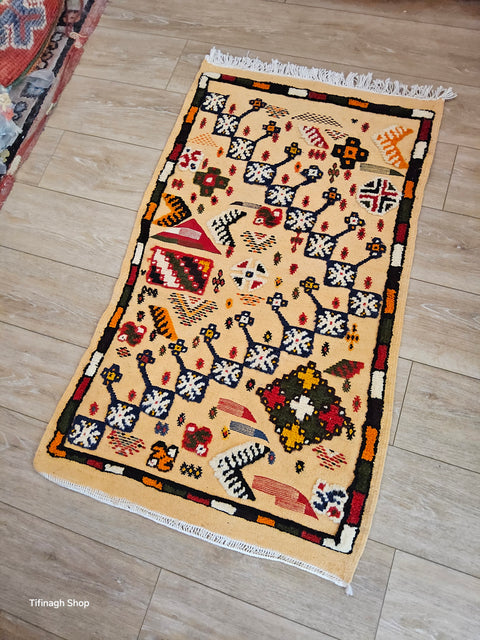 Tapis berbère - Kilim Akhnif de Taznakht 1.10m x 0.67m